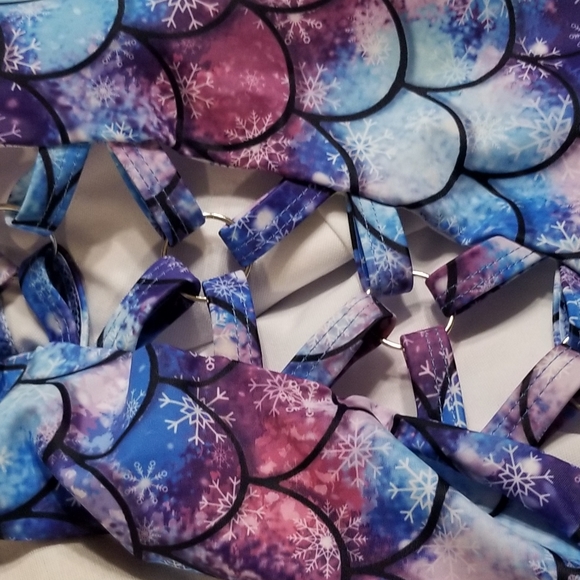 NWT TEMPT ME MERMAID OPEN DETAIL SIDE SWIMSUIT MED - Picture 7 of 11